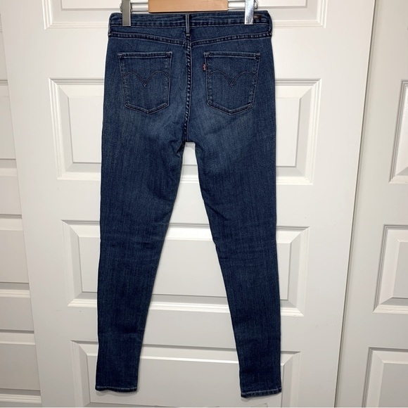 LEVI'S Jegging Stretchy Med Wash Blue Low Rise Skinny Jeans Pants Size 28 X 30 - Picture 6 of 12